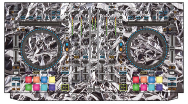 Denon DJ MC 7000 Skin Silvercrush
